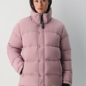 Aritzia Mauve Puffer Jacket